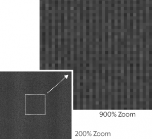 Fixed pattern noise example