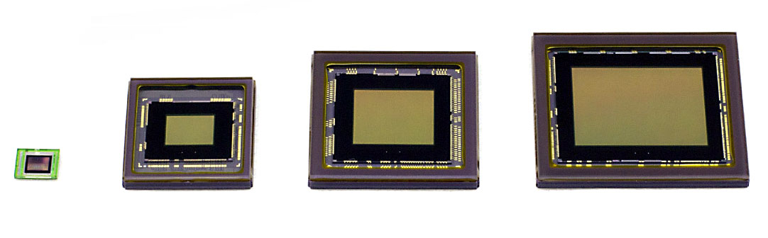 Sensor format size examples