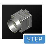 Phoenix-c-mount-ix-cad-step-28x28mm